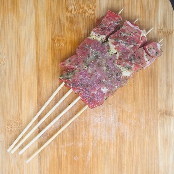 Mini brochettes d'agneau