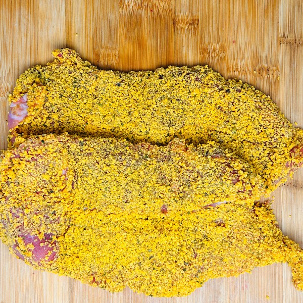 Sauté de porc pané