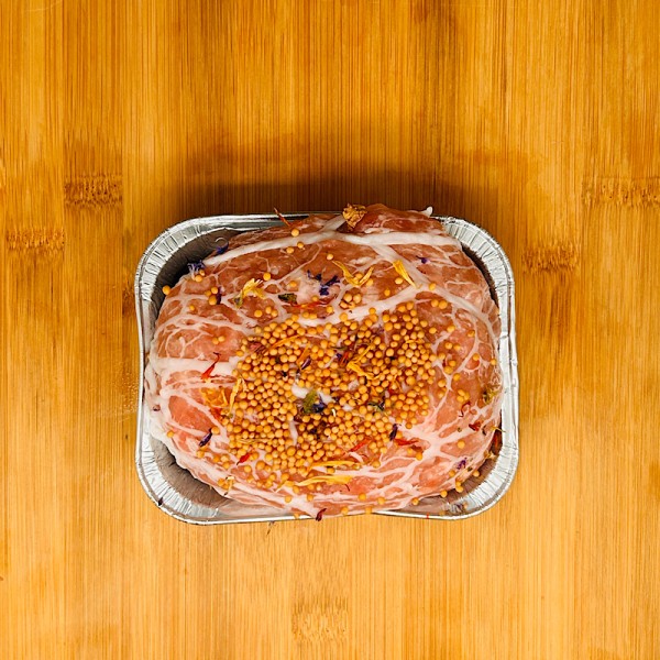 Pain de viande de poulet miel-moutarde